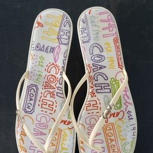 Preowned  coach sandal size 8b